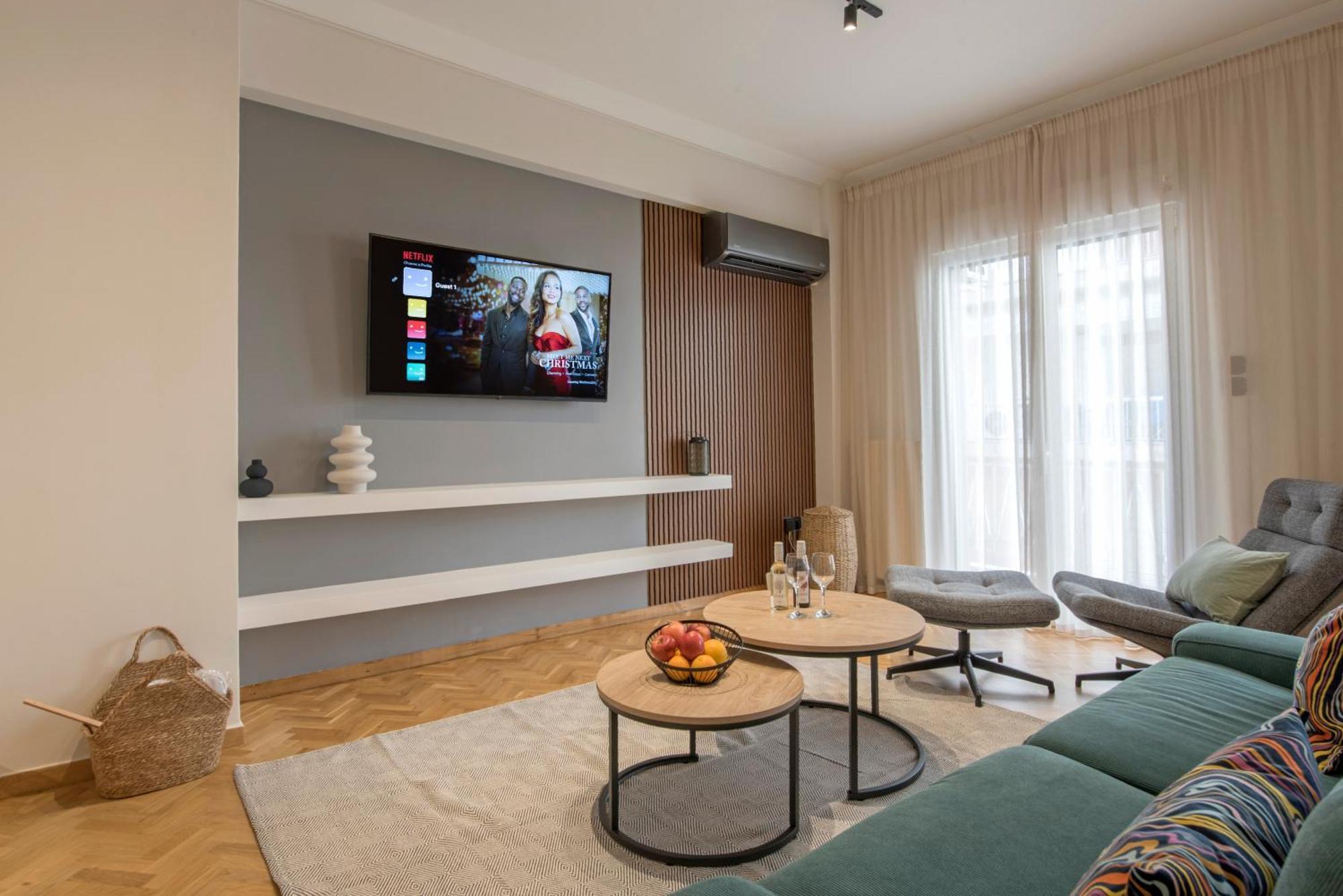 Modern Ilisian Apartment Atenas Exterior foto